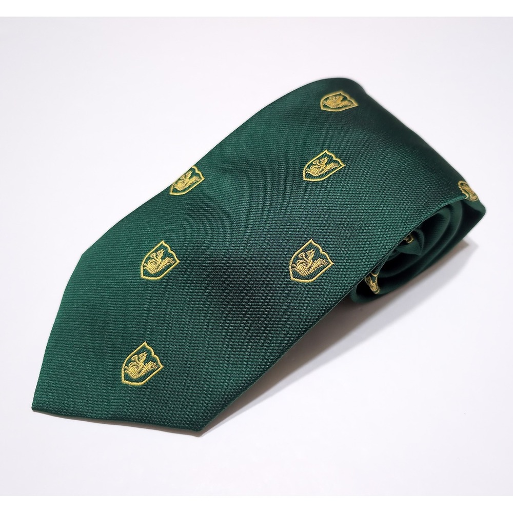 Rivetz of Boston Tie Mens Green The Country Club Brookline Squirrel Golf
